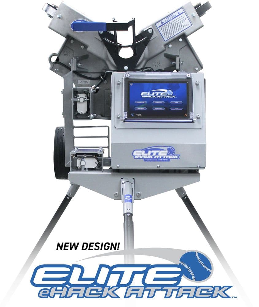 Sports Attack Elite eHack Attack pitching machine with touch screen